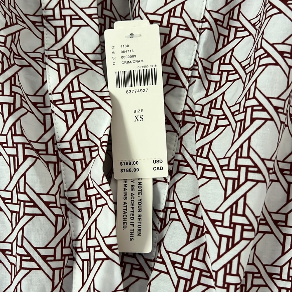 NWT Anthropologie Crimson Print Somerset Maxi Dress XS - Picture 3 of 6